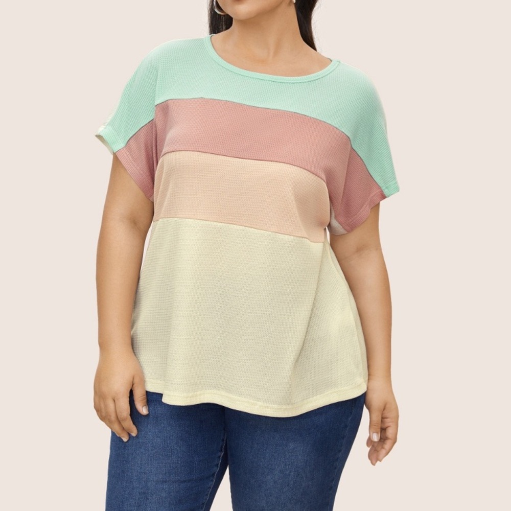 Color block shirt